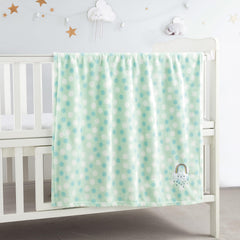CREVENT 30x40 blanket warm plush surface ideal for travel and stroller