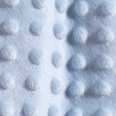 CREVENT Cozy Plush Blanket blue bear animal-face design promotes soothing nap-time security