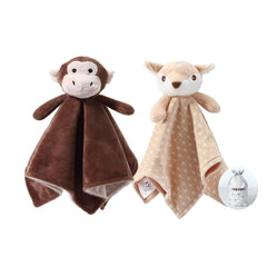 CREVENT Cozy Plush Deer head offers comforting security during baby snuggles.
