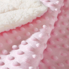 CREVENT Cozy Sherpa blanket gift-ready packaging suitable for newborns and showers.