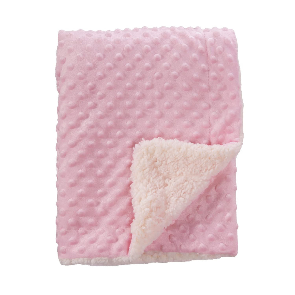 CREVENT Cozy Sherpa blanket close-up texture showing plush softness and breathable comfort.