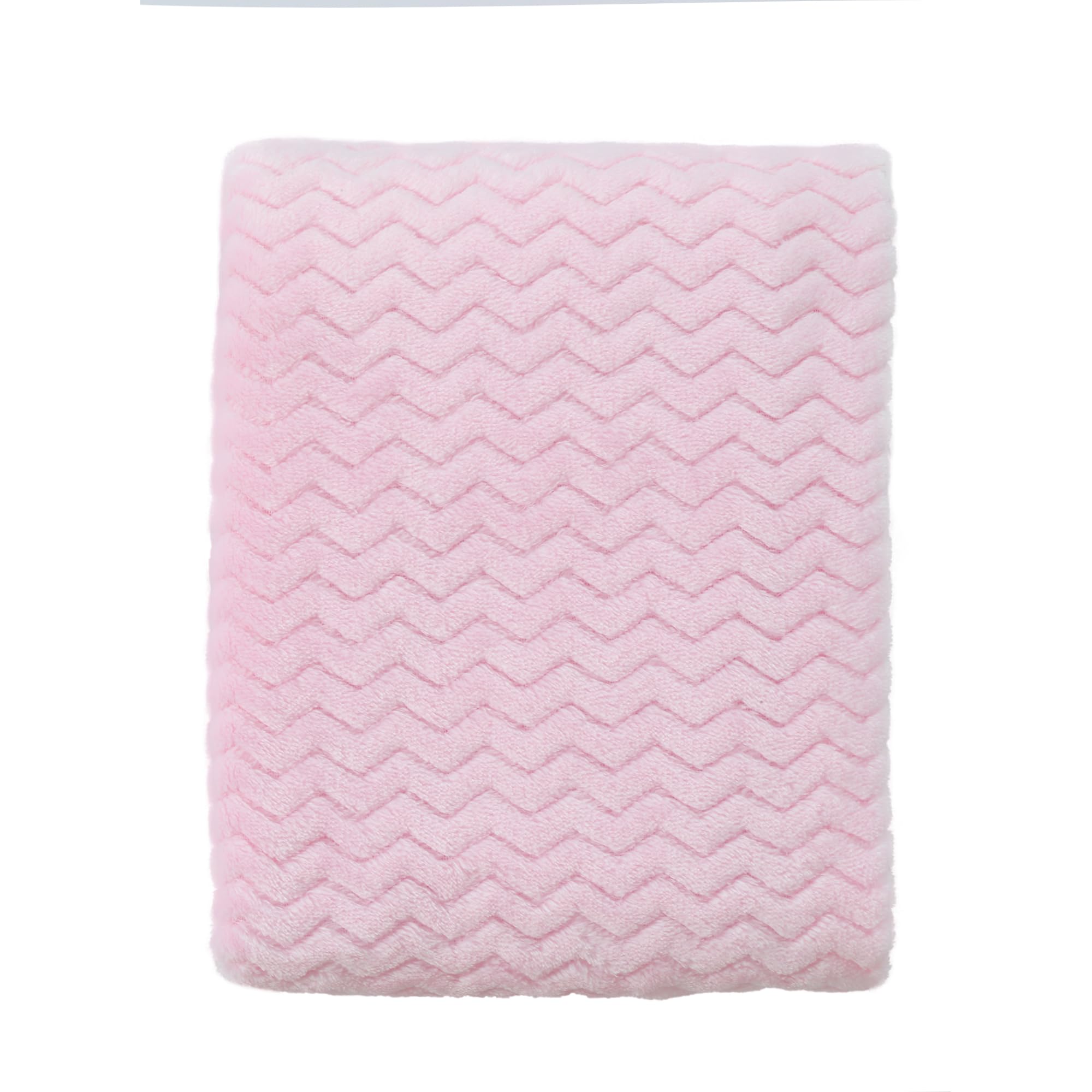 CREVENT Wave Pink soft cozy baby blanket for gentle warmth and comfort.