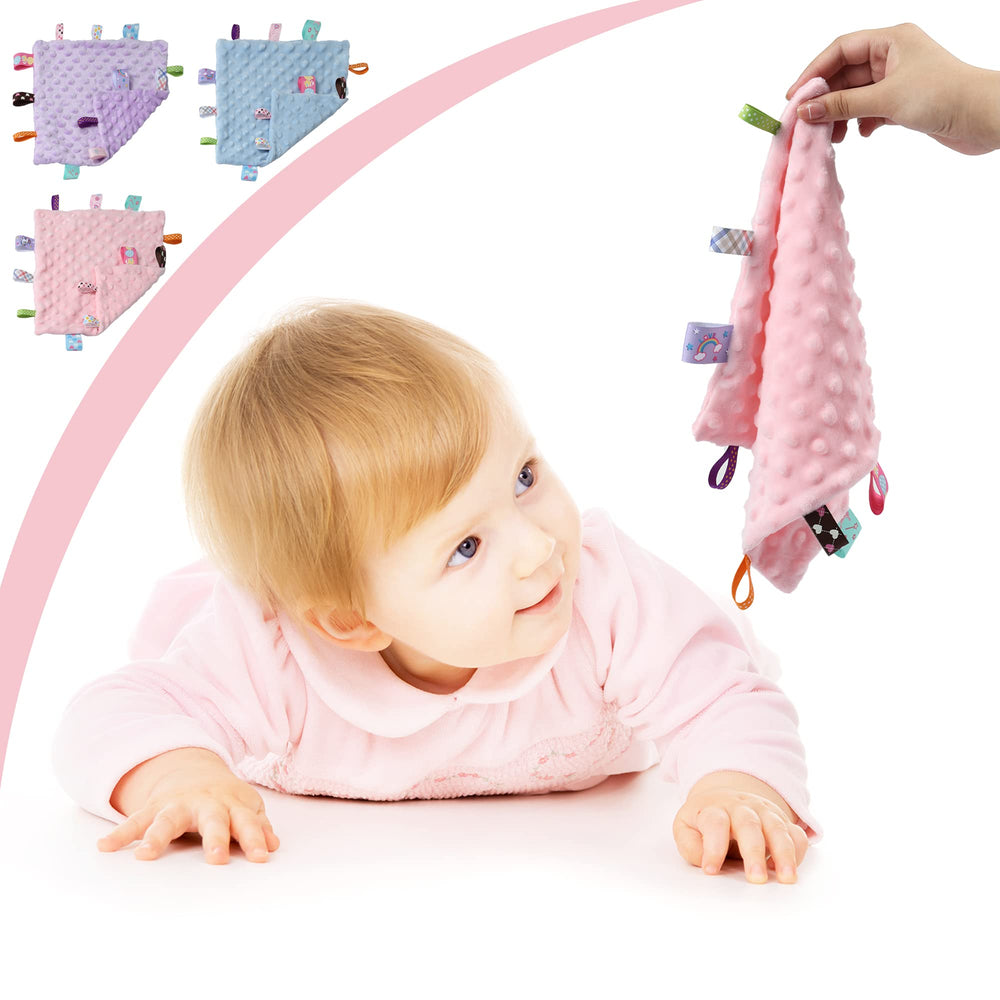 CREVENT Tag Security Blanket gift-ready packaging makes a thoughtful newborn gift.