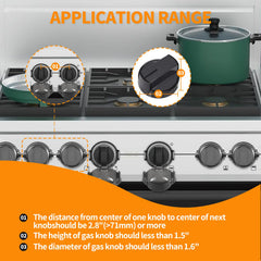 Creztail double-button safety keeps knobs secure while allowing adult access