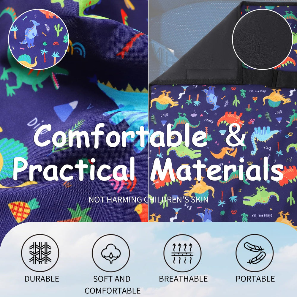 Crisinant anti-slip bottom reduces movement on aircraft seats