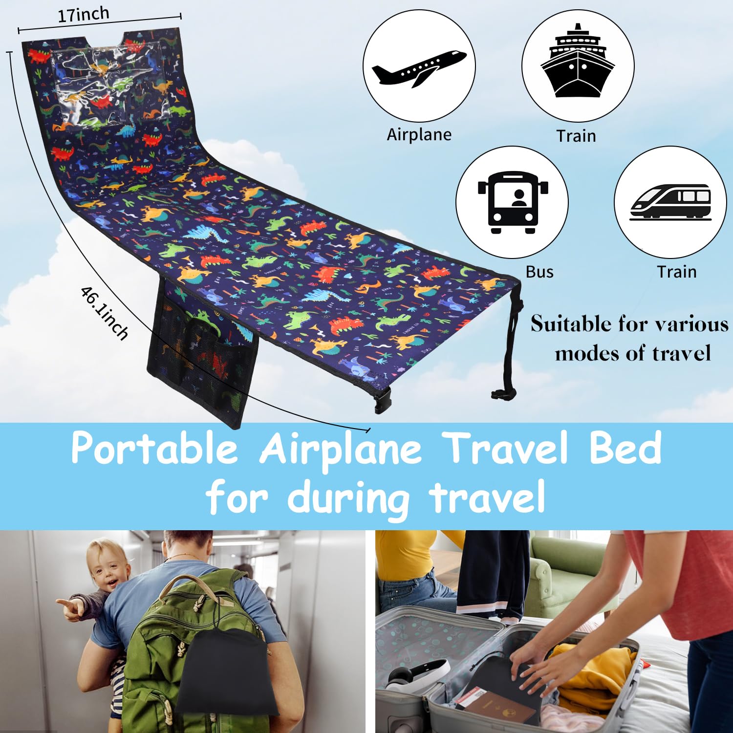 Crisinant foldable design includes a compact travel bag