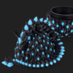 Critigulf Glow Dragon Egg 11.5in glows after UV charge for ambient lighting.