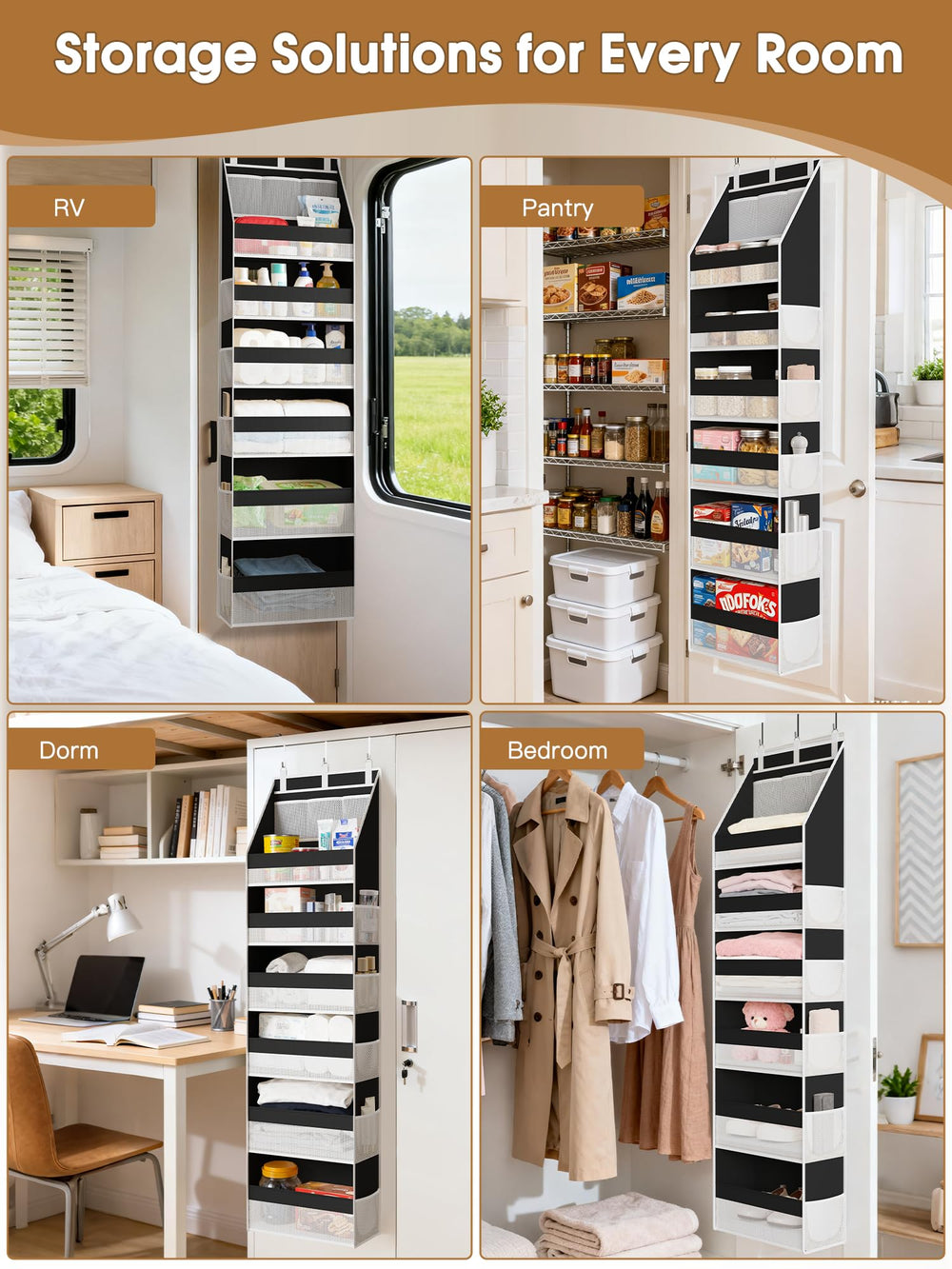 Criusia nursery or dorm storage keeps baby items and school essentials neatly organized.