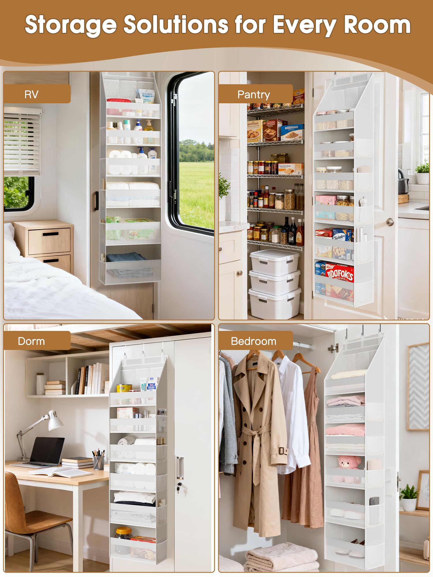 Criusia over-the-door organizer nursery use fits baby supplies in a tidy setup.