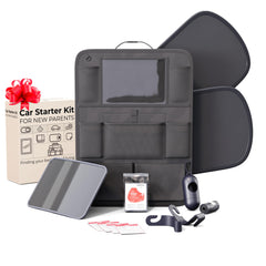 Crivora backseat organizer keeps baby gear within reach on every ride.