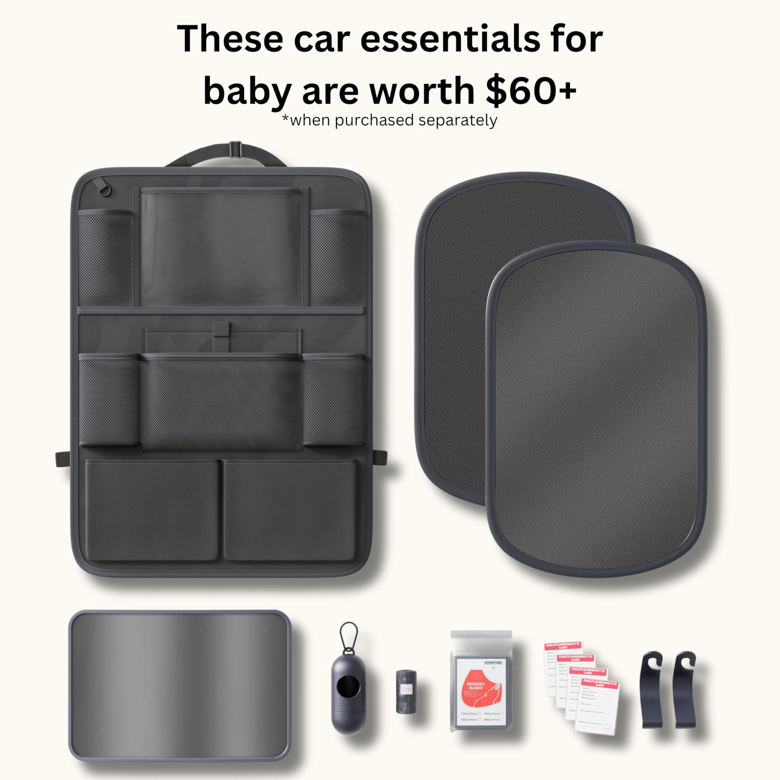 Crivora window shades block glare for calmer car journeys.