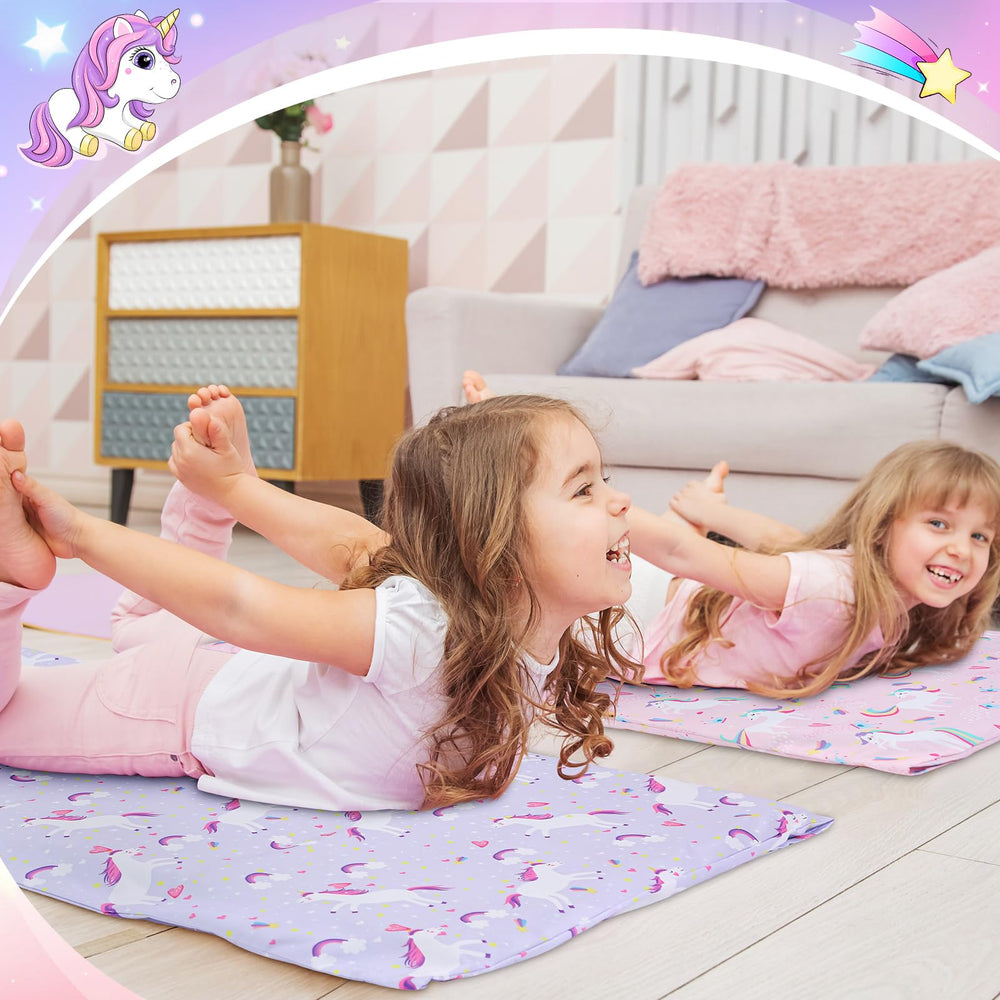 CroBlissful colorful nap time scene suggests cheerful mornings and easy care between uses.