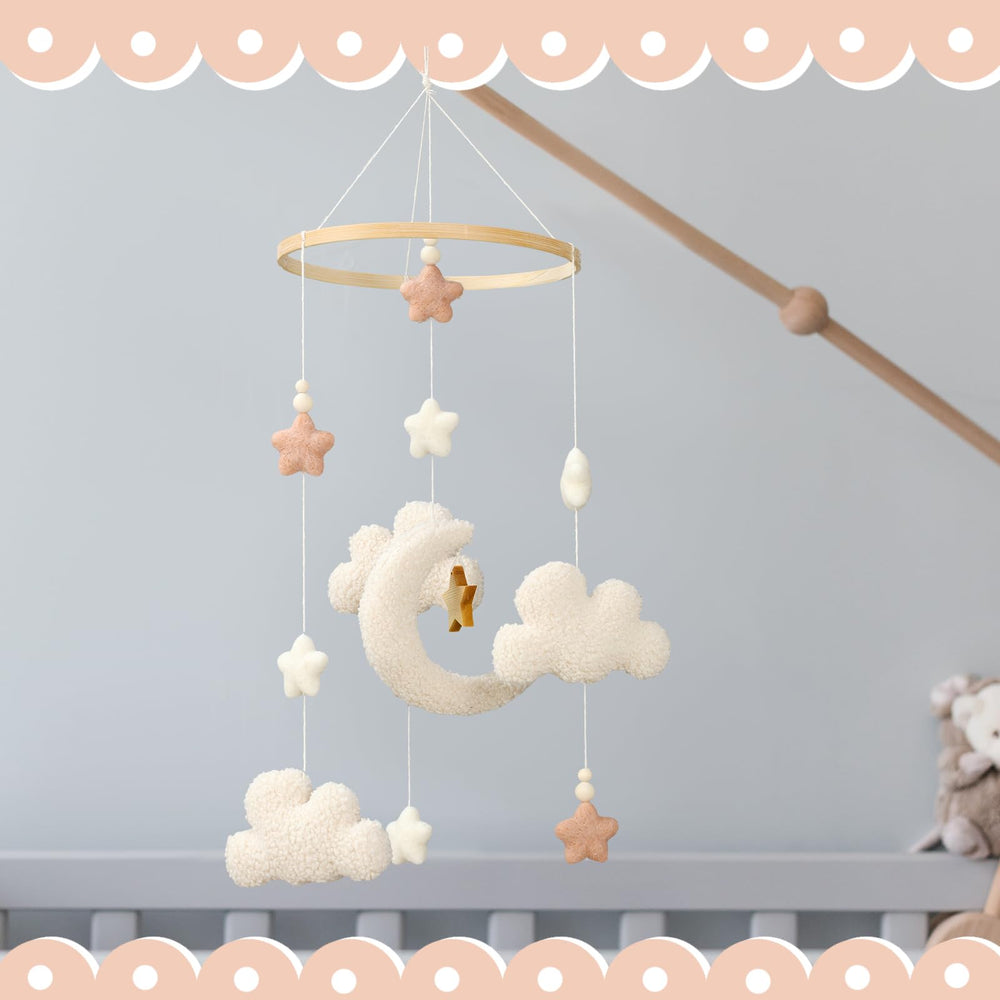 CroBlissful ceiling-hook setup demonstrates versatile hanging options for growing babies.