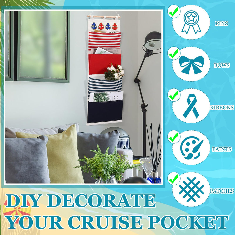 CroBlissful door hanger on door demonstrates easy cabin setup
