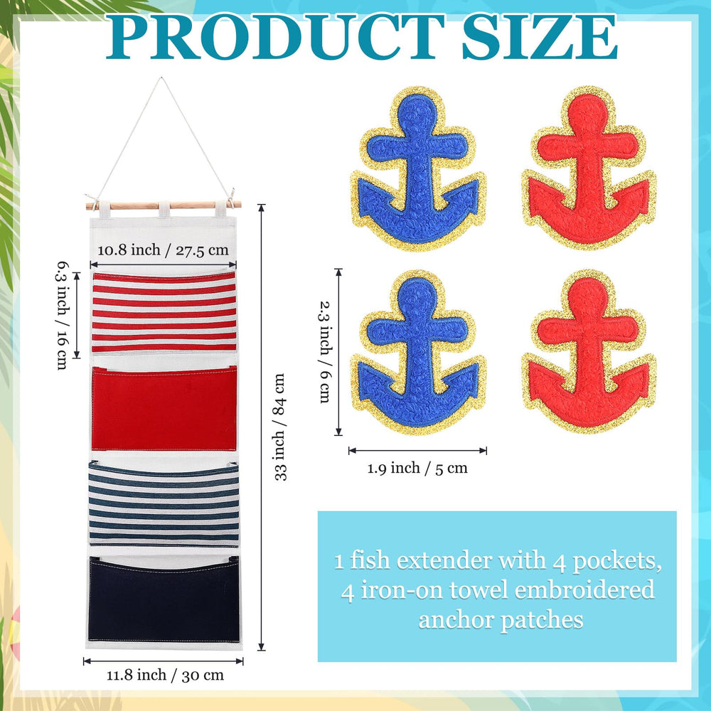 CroBlissful fish extender pocket closeup with four roomy pockets for exchanges