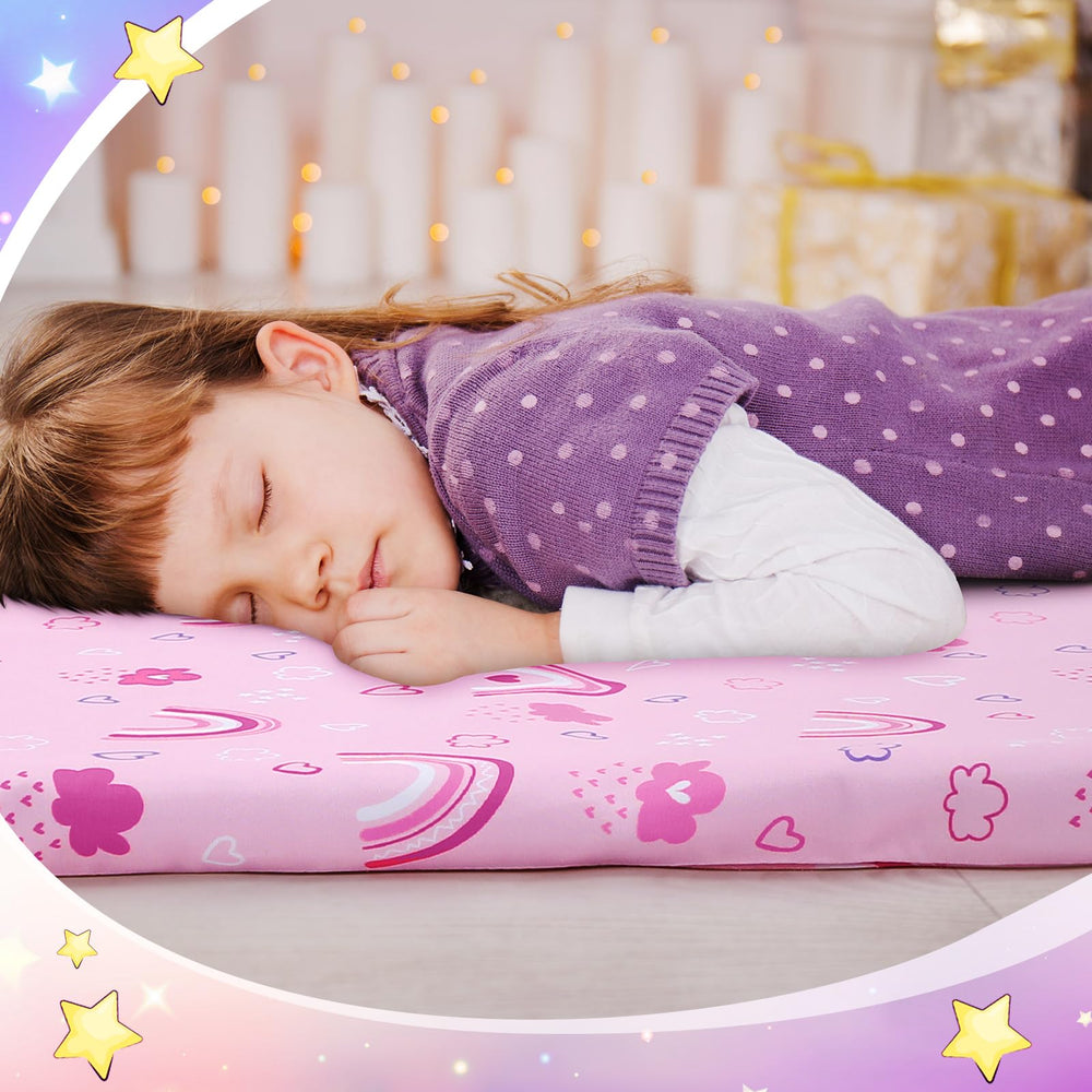 CroBlissful nap mat cover durable stitching demonstrates lasting quality for daily use.