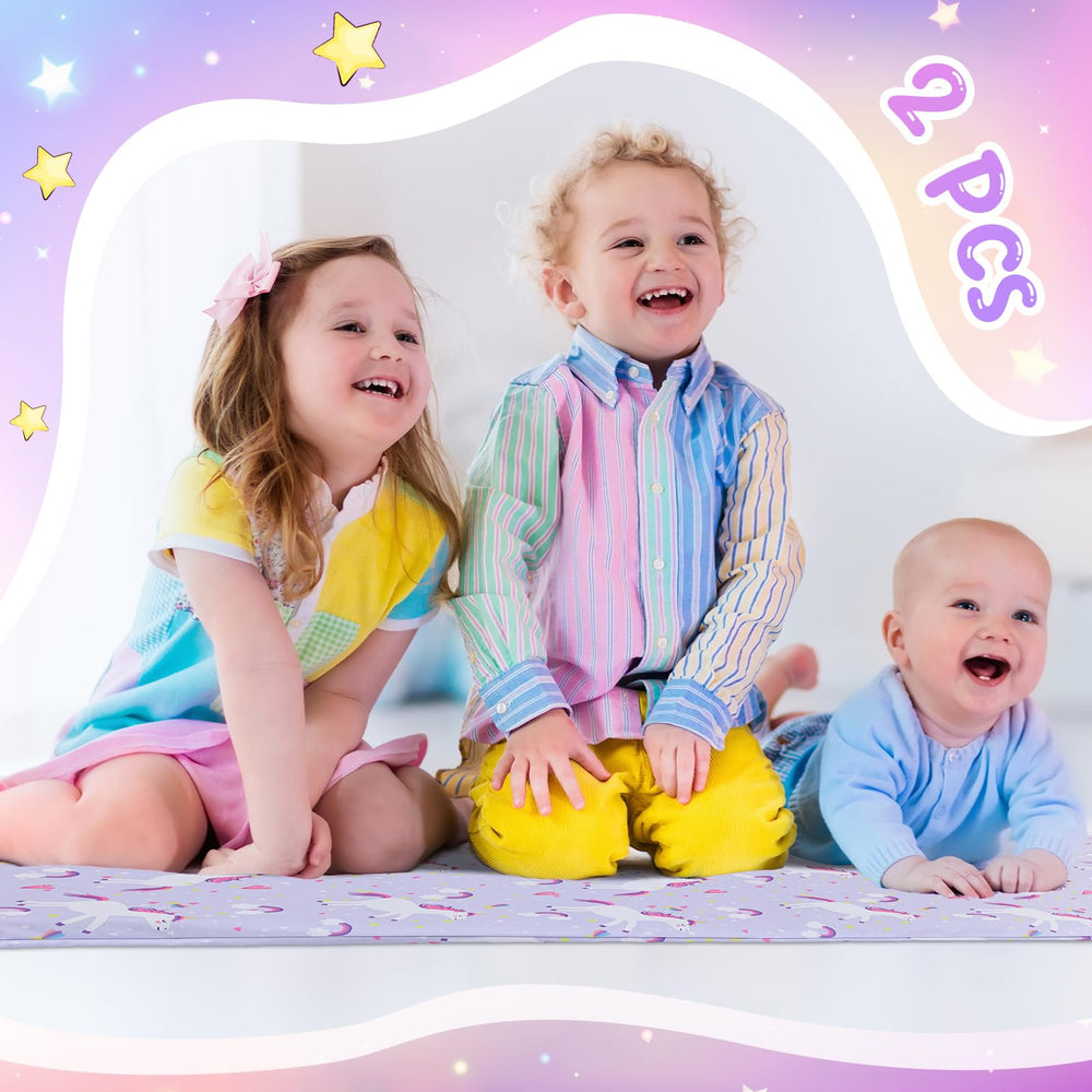 CroBlissful nap mat cover fit demo shows snug 47x21 inch fit for secure naps.