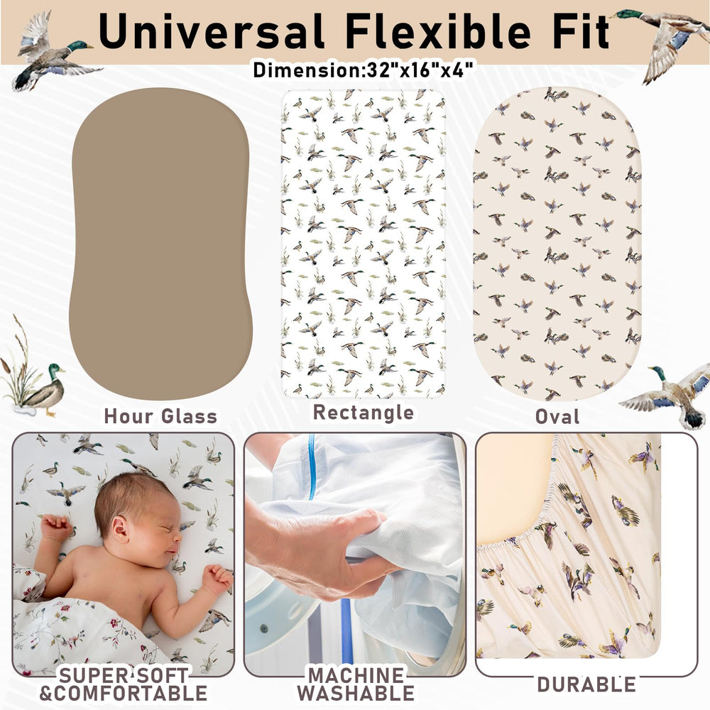 CroBlissful soft bassinet sheets fabric gentle on baby's skin