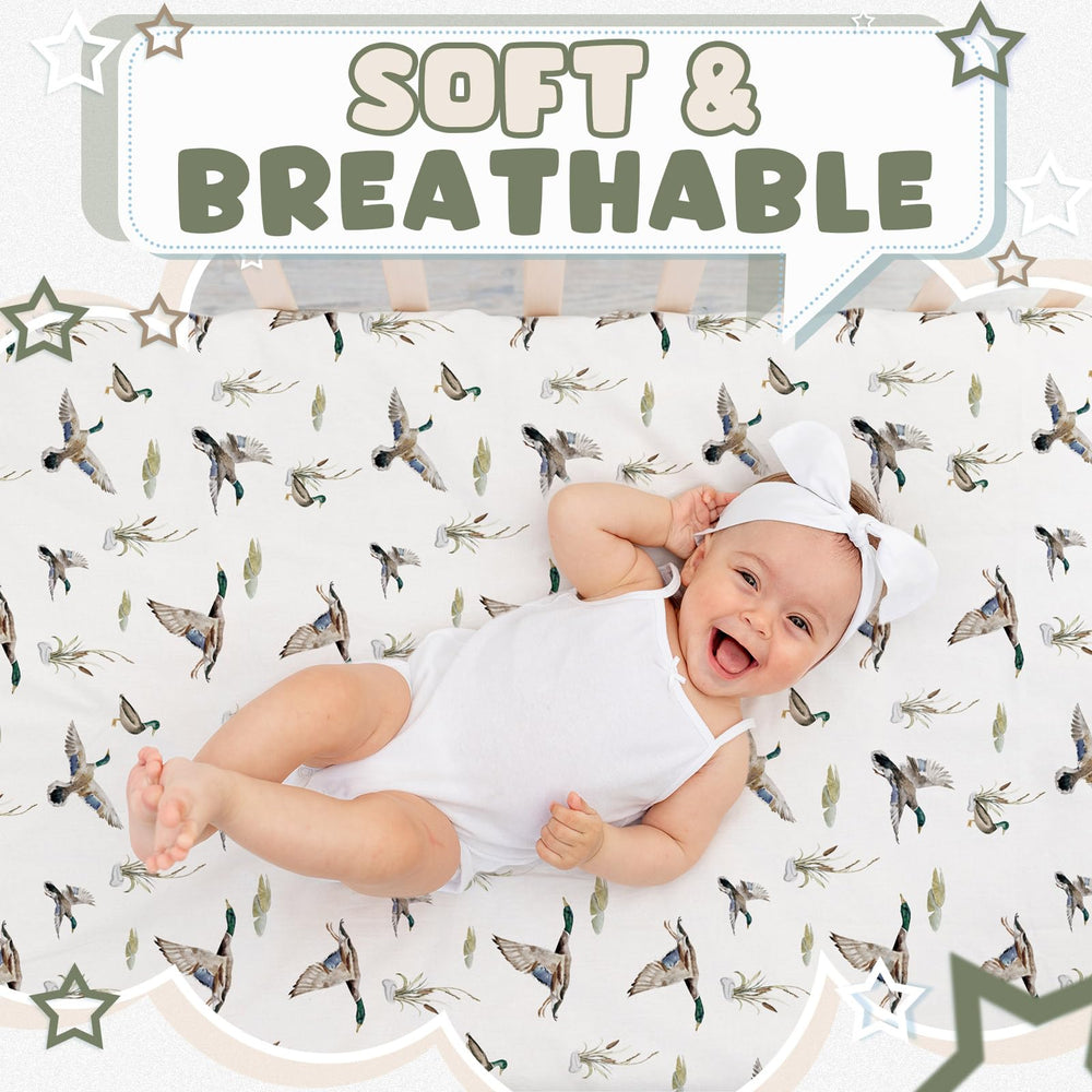 CroBlissful soft breathable fabric keeps baby comfortable through naps and night sleep.