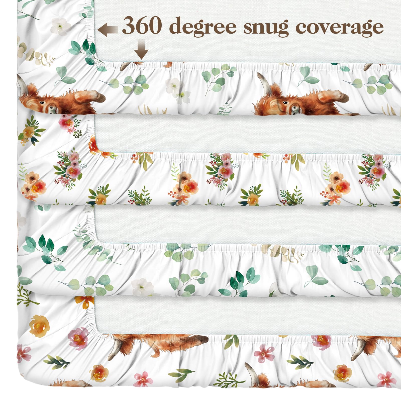 Croknit soft polyester peach-skin material feels gentle on baby's skin.