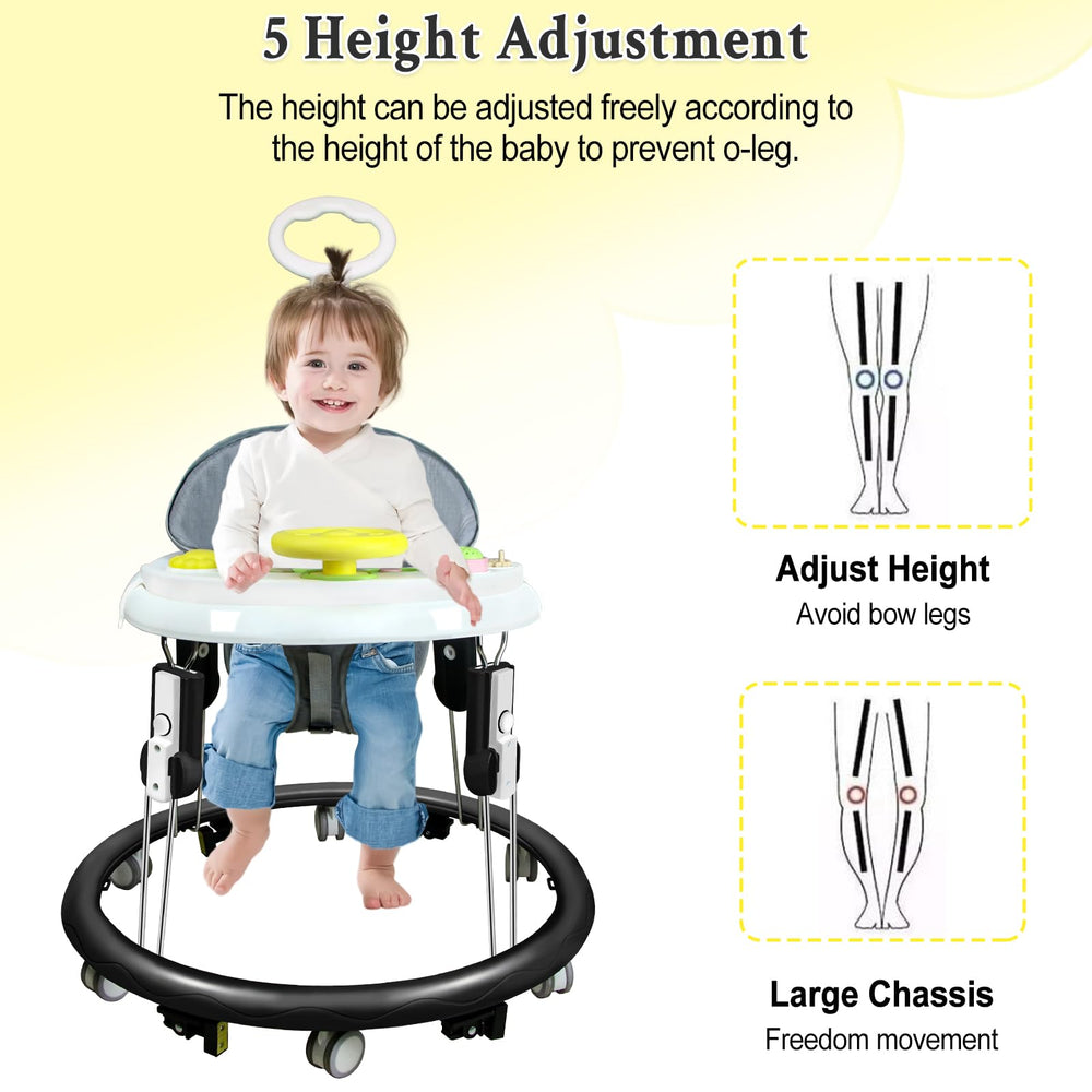 CROSDE detachable seat on walker enables easy cleaning and versatile seating.