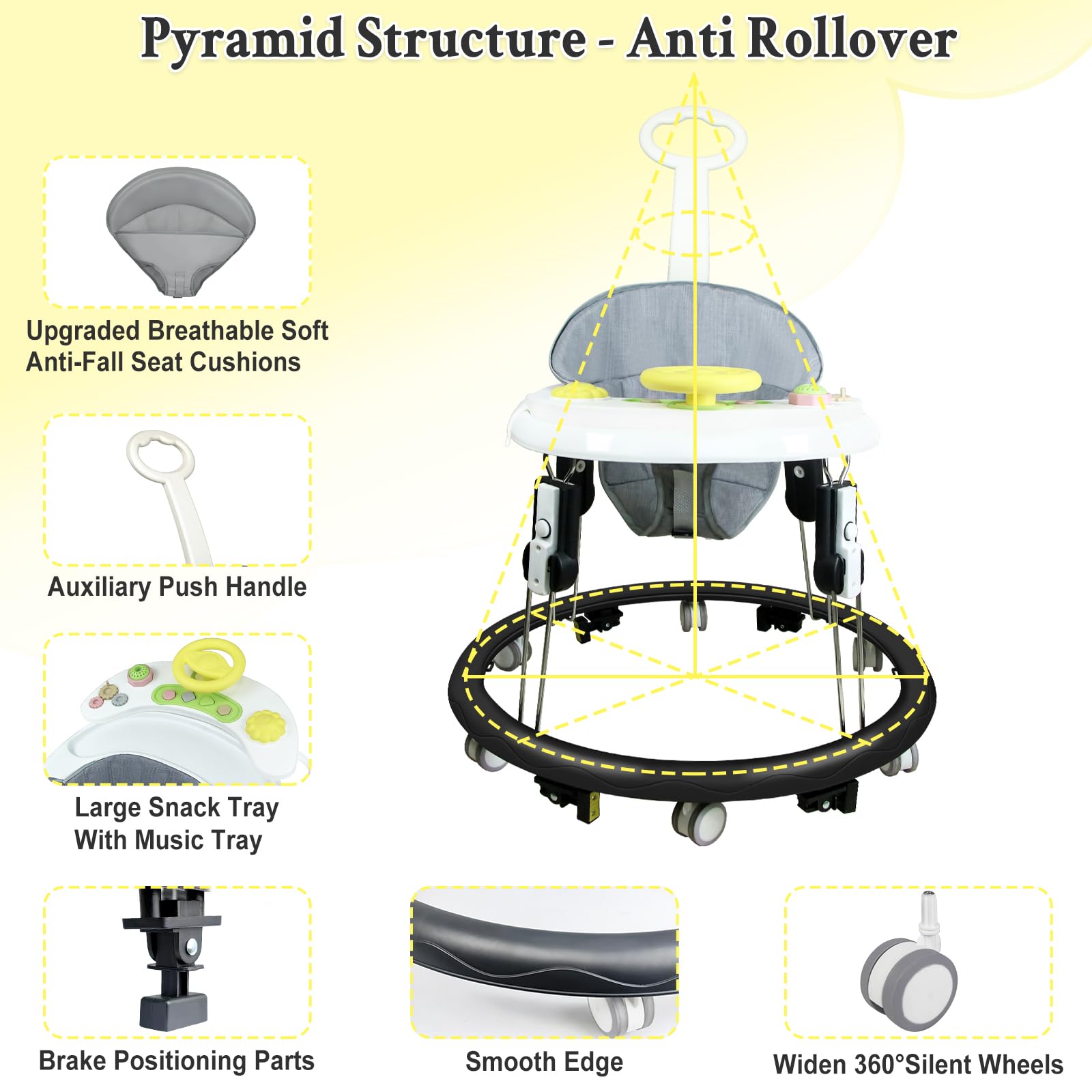 CROSDE folded view shows compact storage under bed or against wall.