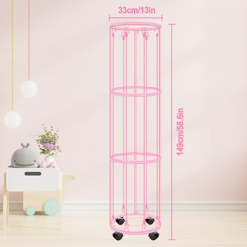 CROSDE storage with 360° rotating wheels for easy mobility in playrooms.