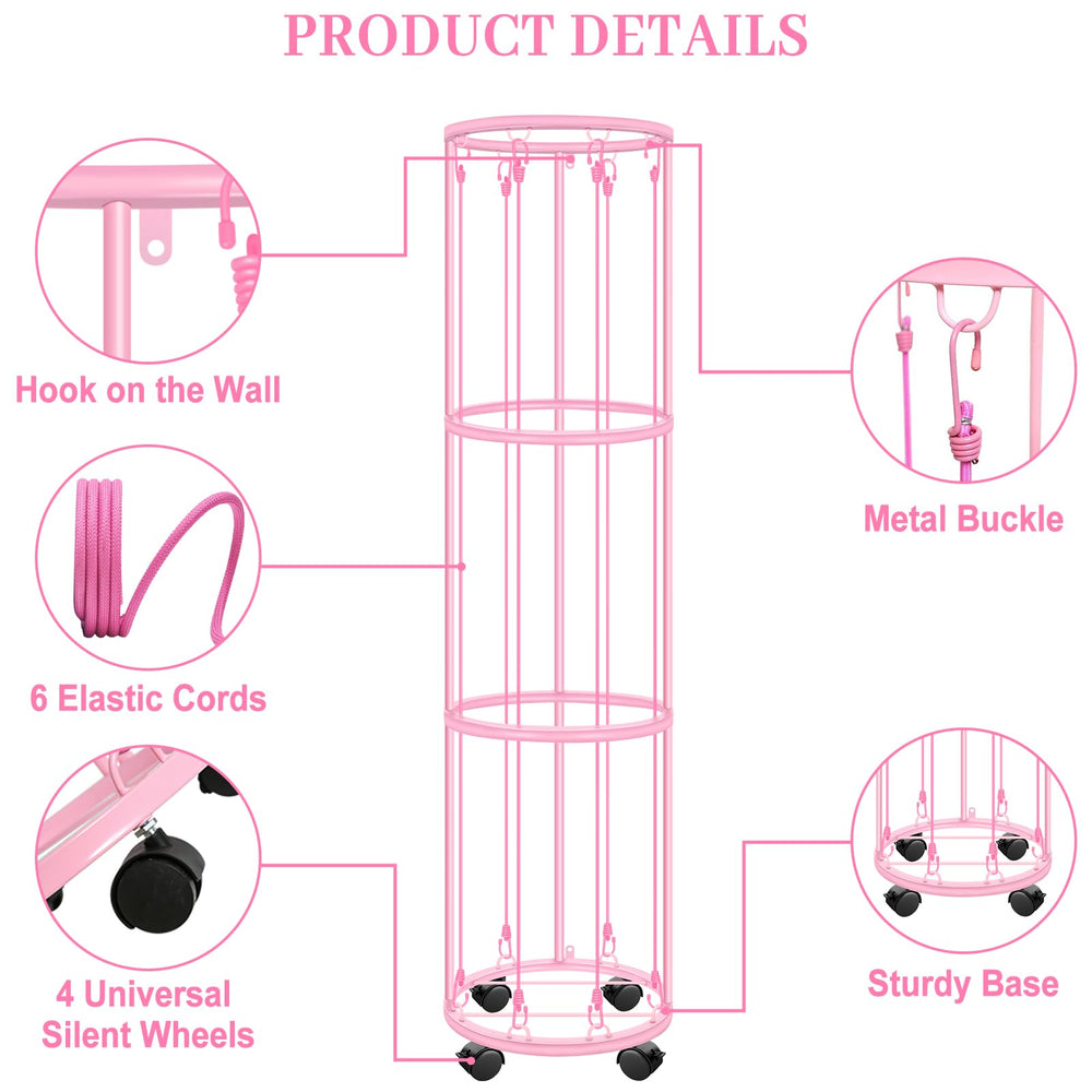 CROSDE wall-mount capable toy organizer shown mounted to a wall corner.