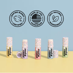 Cruelty-free Poppy & Pout formula with Leaping Bunny certification.