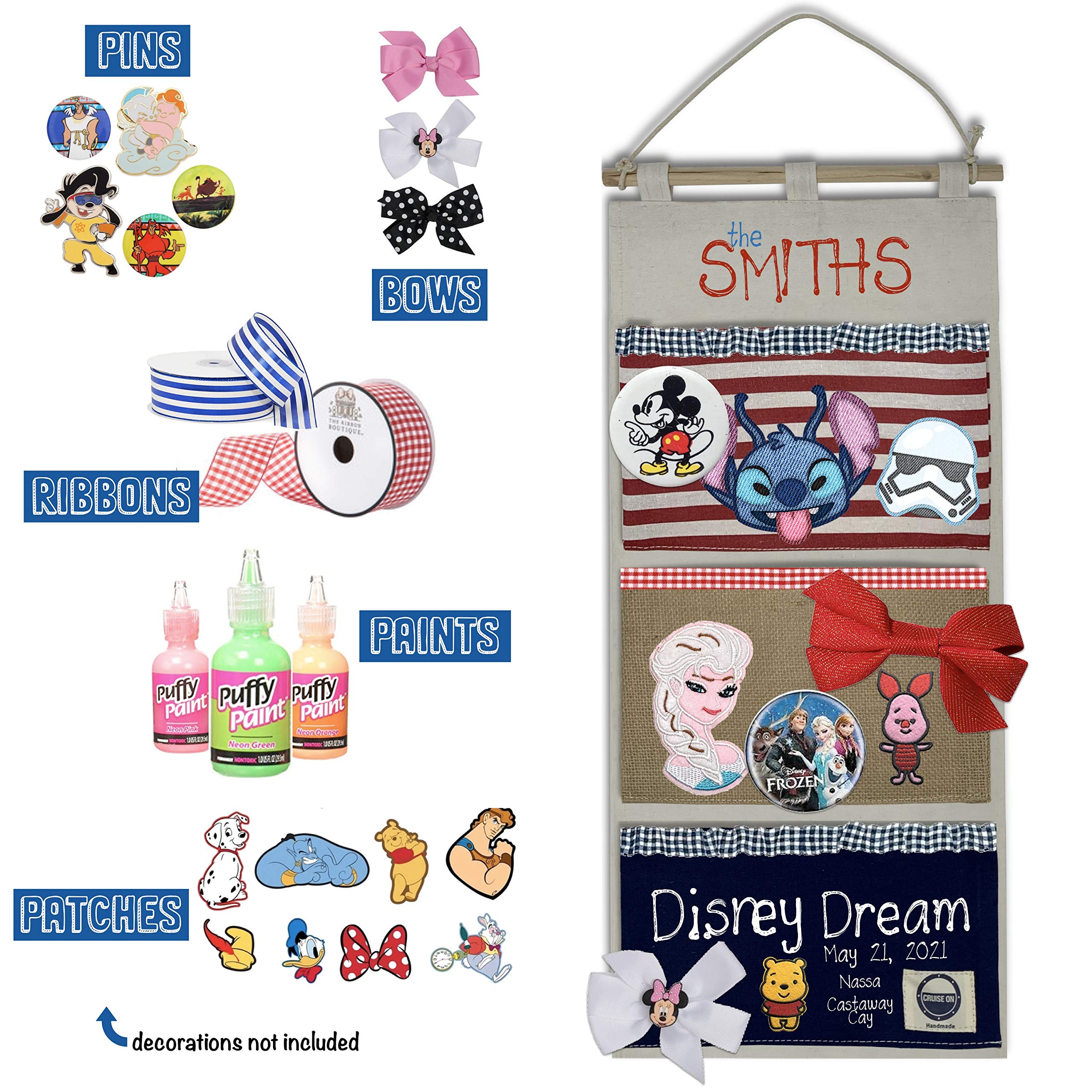 Cruise On fish extender cabin-door-display showcases gifts during the exchange.