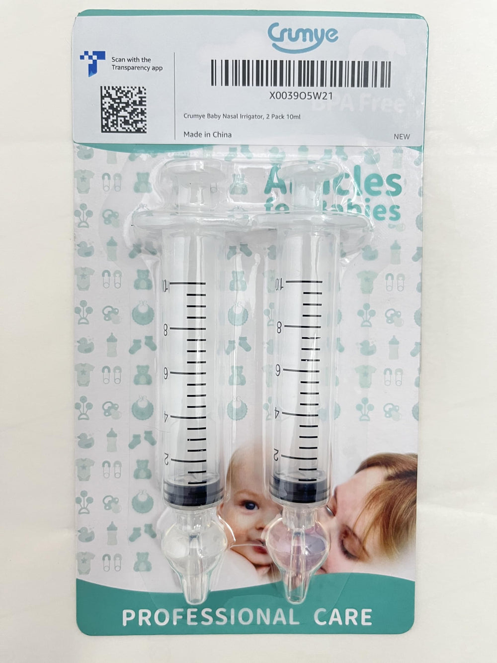 Crumye baby nose cleaner care and reuse for silicone ease.