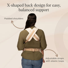 Cub & Co Ergonomic Baby Carrier hip carry promotes natural leg positioning