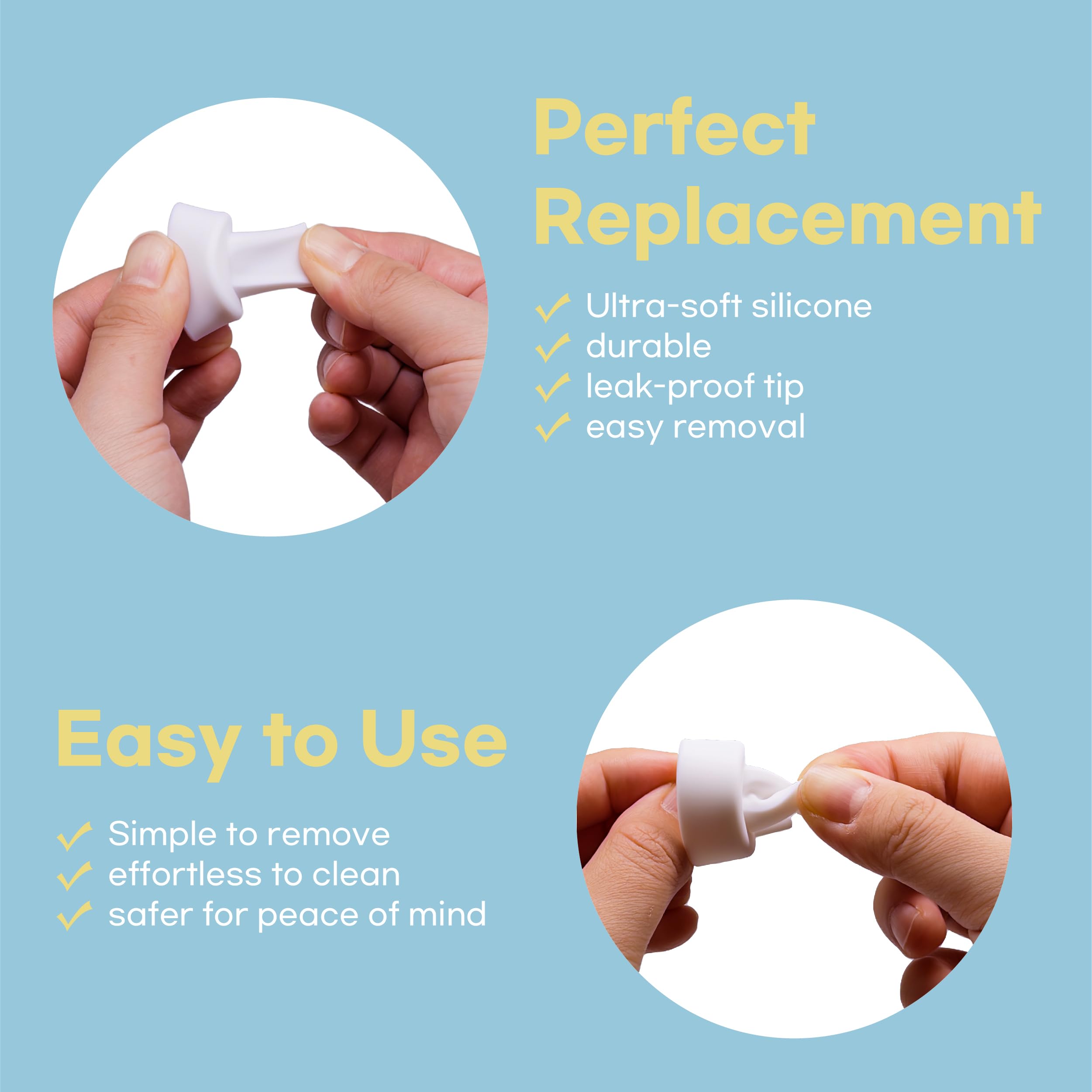 CubCare silicone construction is skin friendly and BPA free