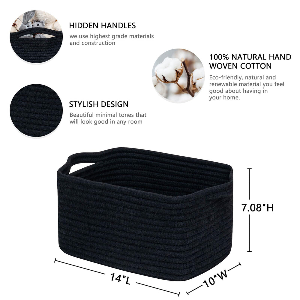 CubesLand Cube Storage Basket on a shelf with easy-access handle for quick retrieval