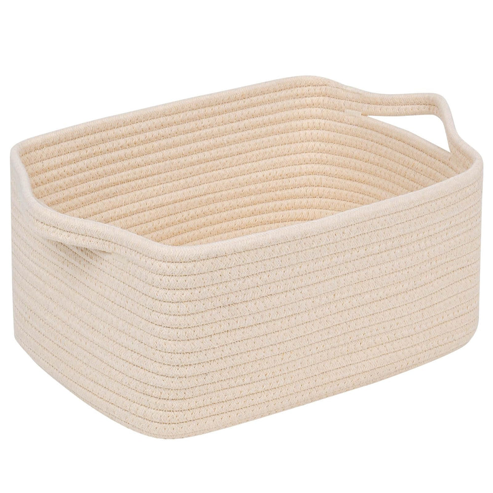 CubesLand Cube Storage Basket with rectangular shape for tidy shelves.