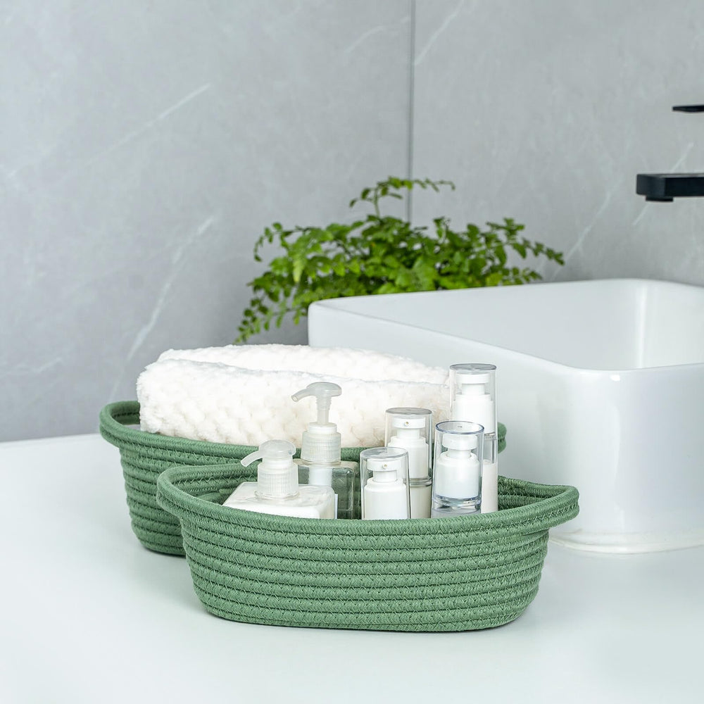 CubesLand basket set5 used for nursery organization and quick diaper changes
