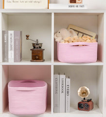CubesLand basket with handles designed for easy pull-out from cubbies