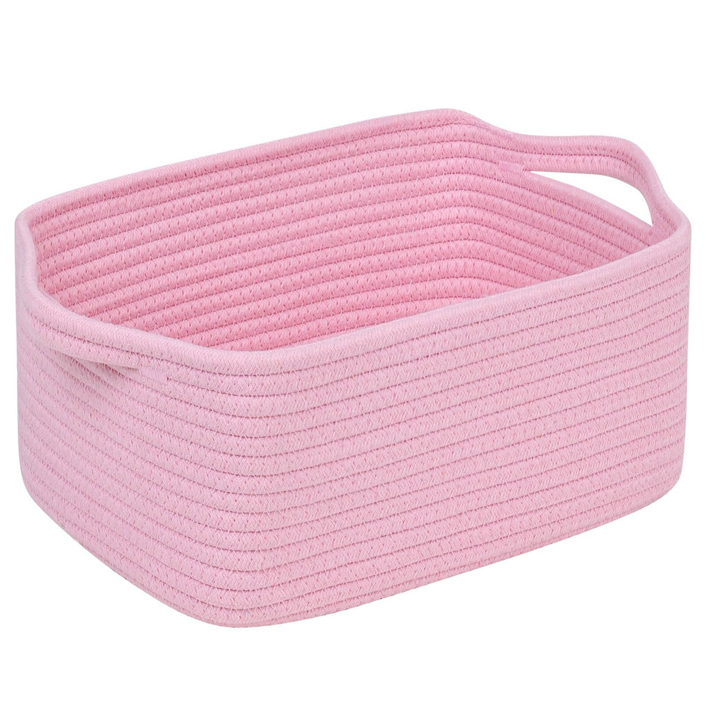 CubesLand cube storage basket 14x10x7.08in pink for tidy shelves and stylish storage