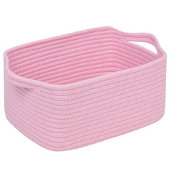 CubesLand cube storage basket 14x10x7.08in pink for tidy shelves and stylish storage