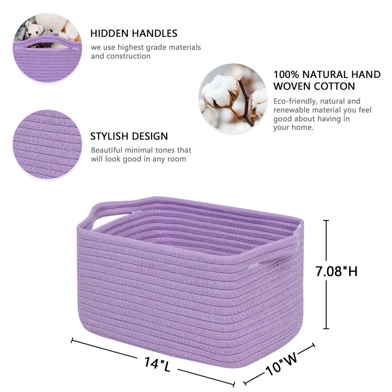 CubesLand cube storage organizer basket on a shelf showing versatile organization