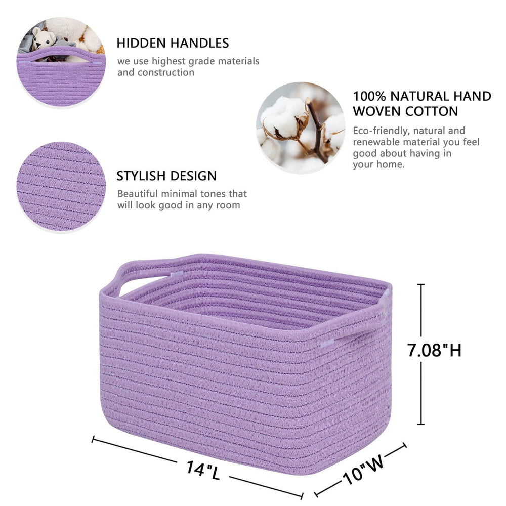 CubesLand cube storage organizer basket on a shelf showing versatile organization