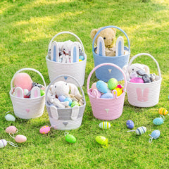CubesLand Easter basket stability highlights durable, hand-woven construction for reliable egg-hunt use.