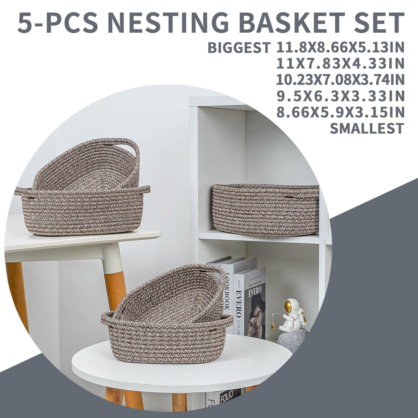 CubesLand empty gift-ready basket ideal for gifting occasions.