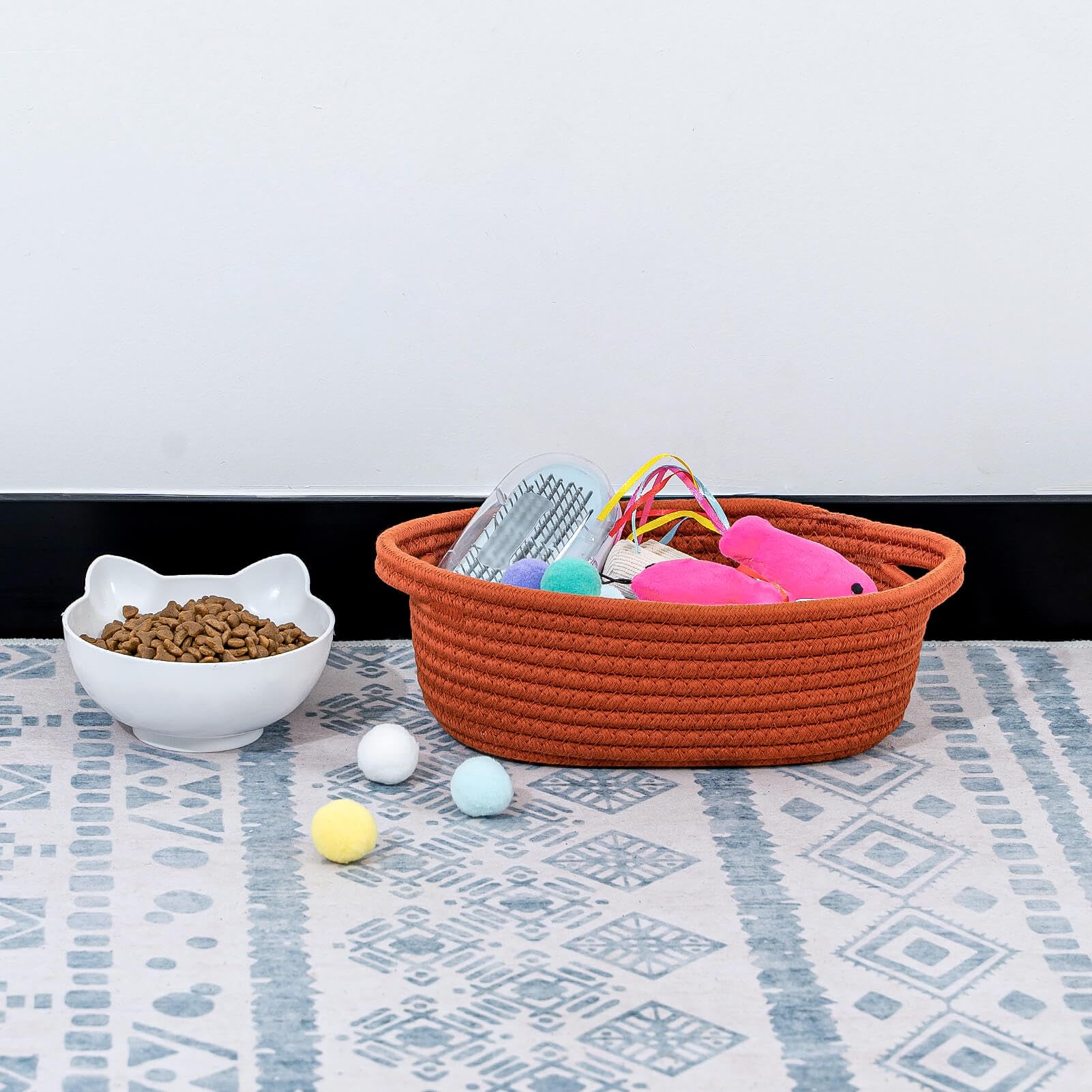 CubesLand nursery storage baskets keep toys and diapers tidy