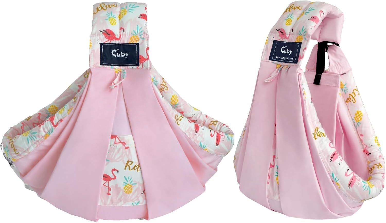Cuby Pink Flamingo finish product shot emphasizes soft fabric and cheerful design.