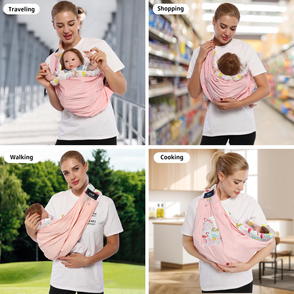 Cuby Carrier breastfeeding-cover option image highlights hands-free feeding on the go.