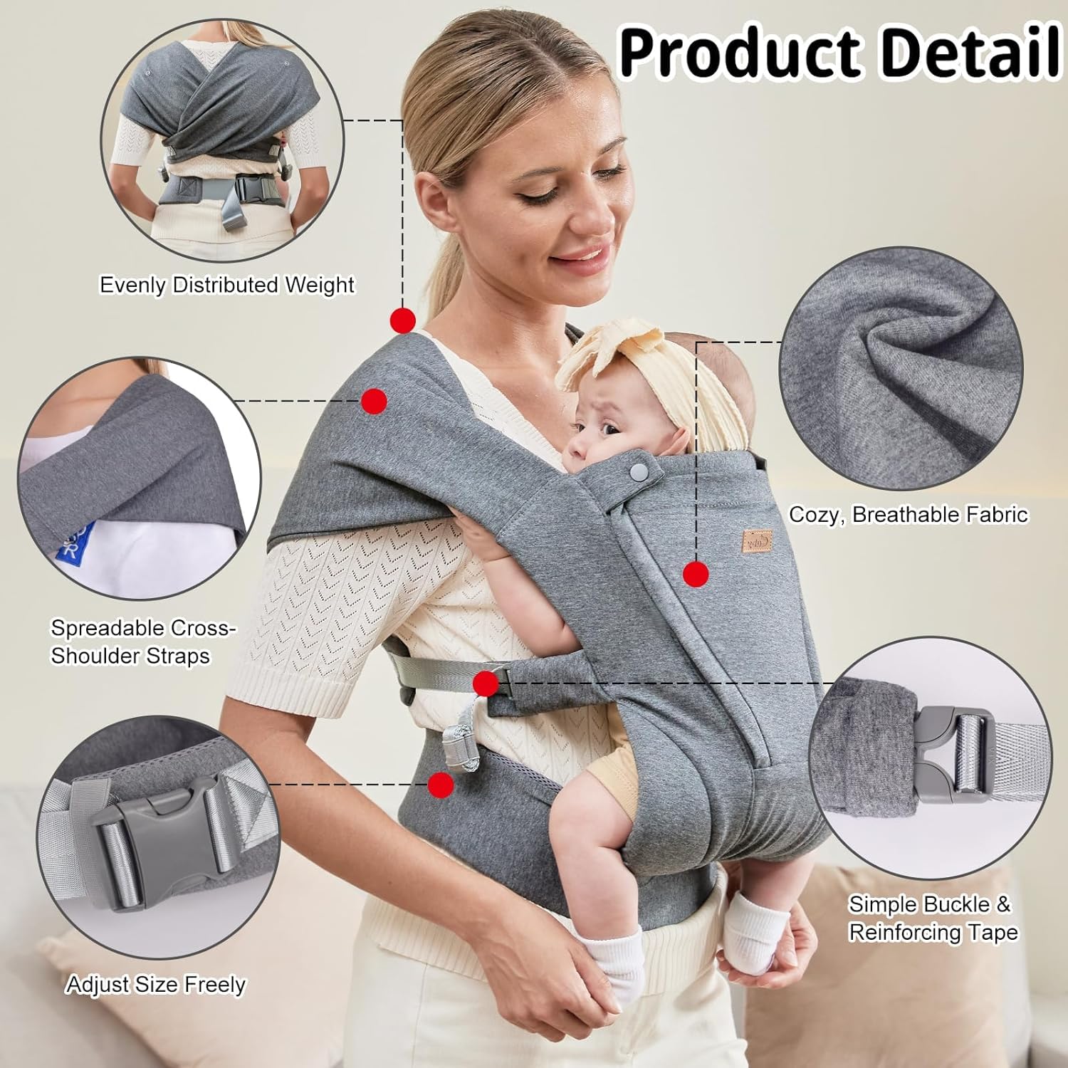 CUBY easy adjust buckle system speeds up wearing