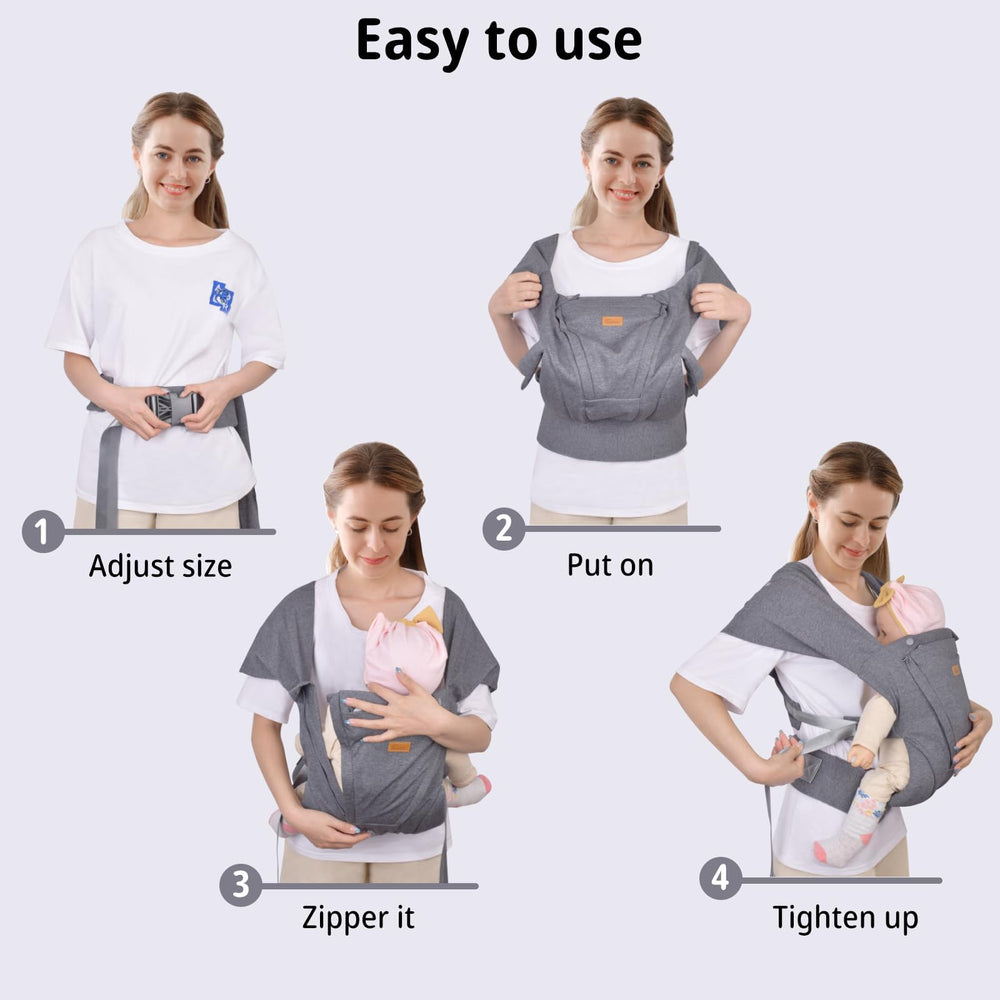 CUBY carrier demonstrates face-in and face-out positions