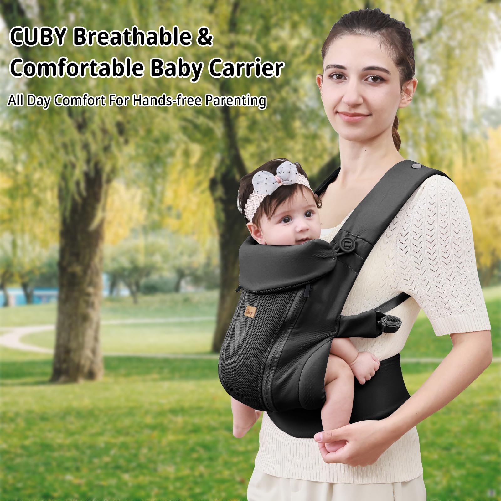 CUBY side zipper design enables easy one-person wearing