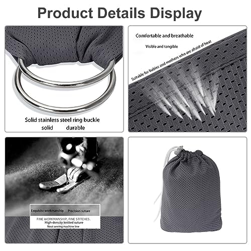 Cuby Water Baby Sling folded compact view demonstrates portable travel-ready design.